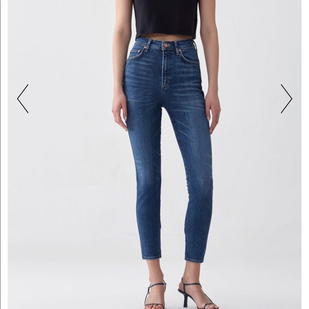 Agolde Roxanne skinny jeans in Freeway size 25